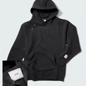 Glossier Black NYC Embroidered Hoodie